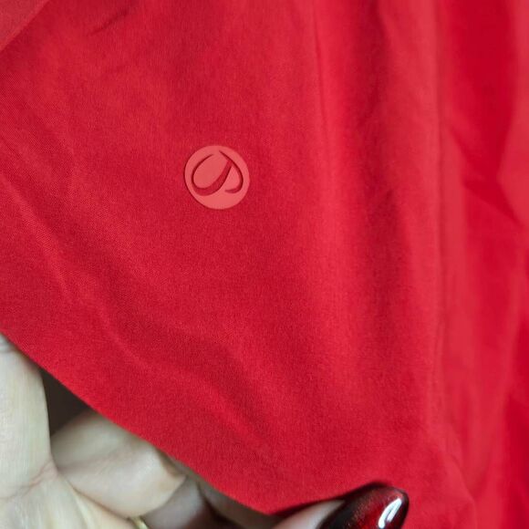 Crazy Yoga Women's Size Medium Running High Waisted Shorts Red New - Picture 6 of 6